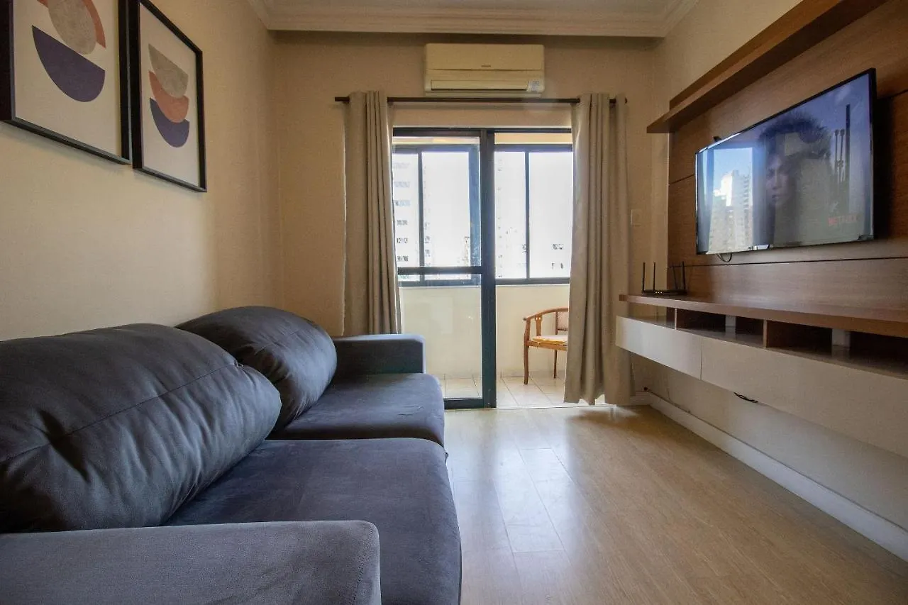 Balneário CamboriúDhe83 - Climatizado, Prox Ao Calcadao, Tv Smartアパートメント Balneário Camboriú